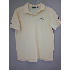 Ashworth The President's Cup Yellow Short Sleeve Polo Shirt Size 18 XL